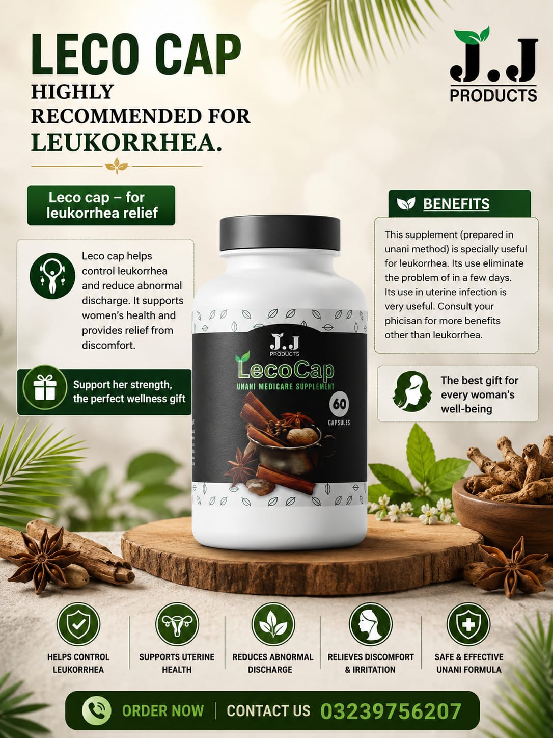 Leco Cap - Premium Herbal Support for Women's Health